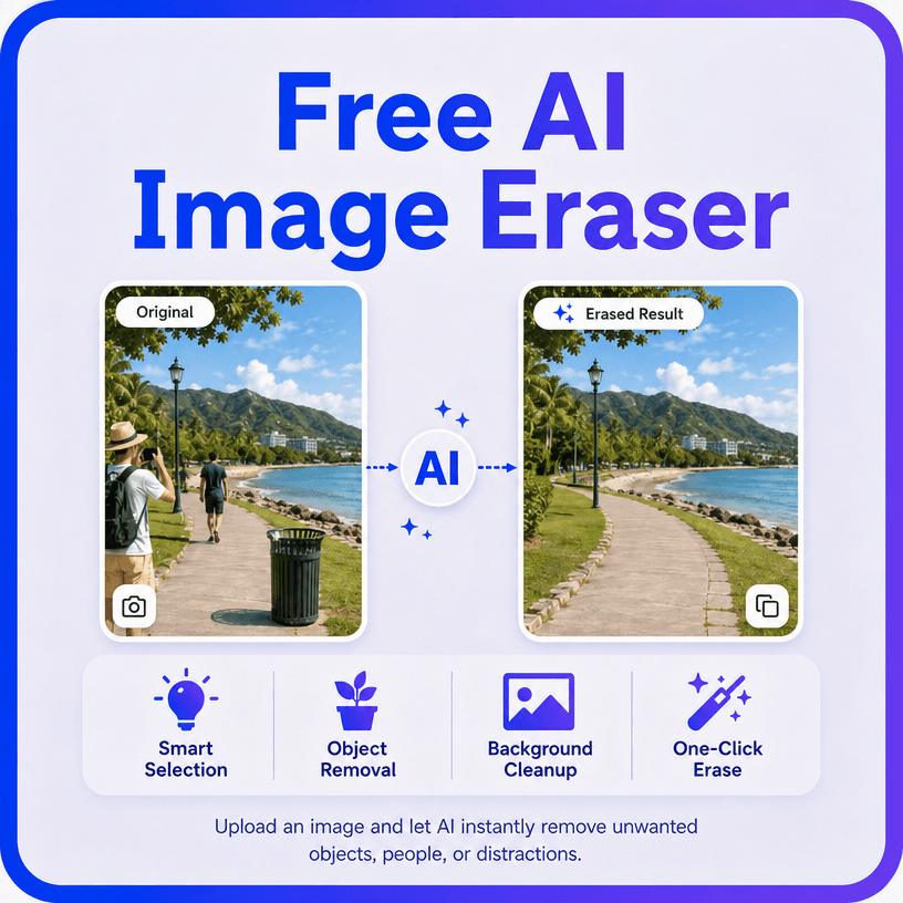 Free AI Image Eraser Online, Remove Unwanted Objects Free AI Image Eraser Online, Remove Unwanted Objects